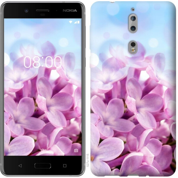 

Чехол на Nokia 8 Сирень (04798)