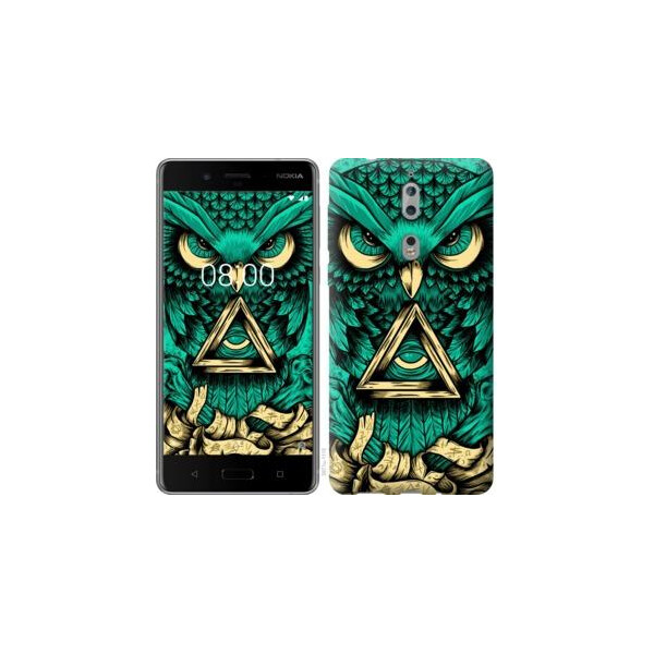 

Чехол на Nokia 8 Сова Арт-тату (04798)
