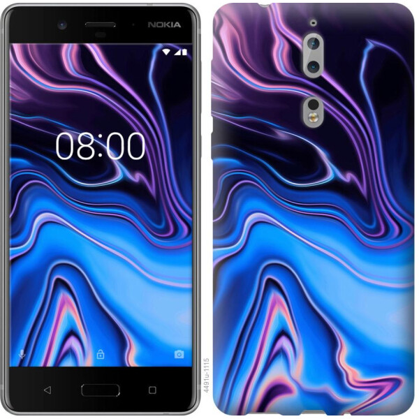 

Чехол на Nokia 8 Узор воды (04798)
