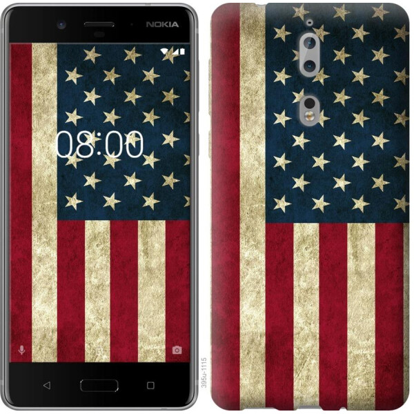 

Чехол на Nokia 8 Флаг США (04798)