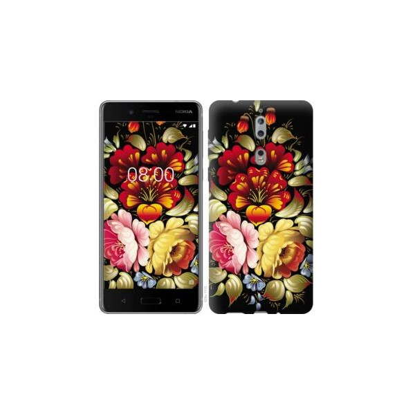 

Чехол на Nokia 8 Хохлома 6 (04798)