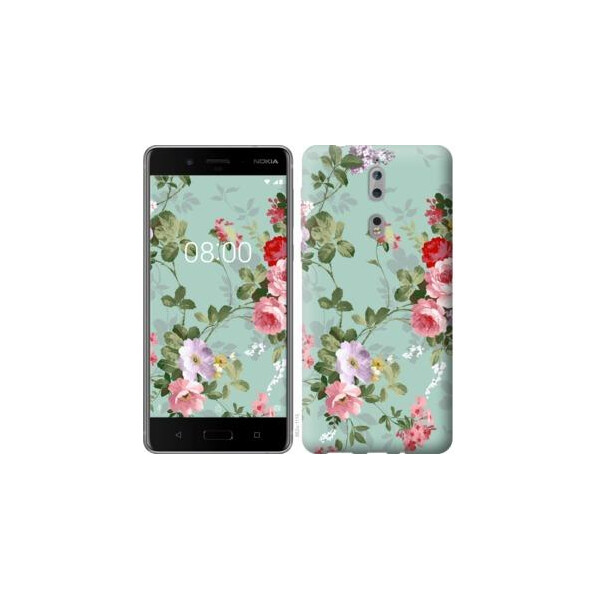 

Чехол на Nokia 8 Цветочные обои 2 (04798)