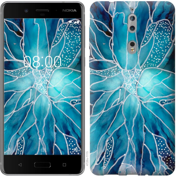 

Чехол на Nokia 8 чернило (04798)