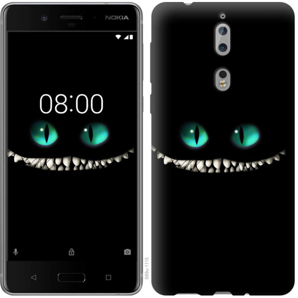 

Чехол на Nokia 8 Чеширский кот (04798)
