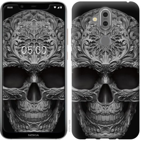 

Чехол на Nokia 8.1 skull-ornament (04798)