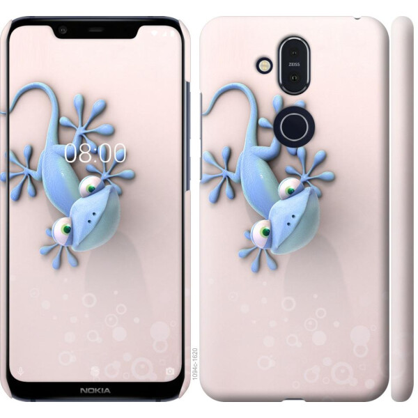 

Чехол на Nokia 8.1 Геккончик (04798)