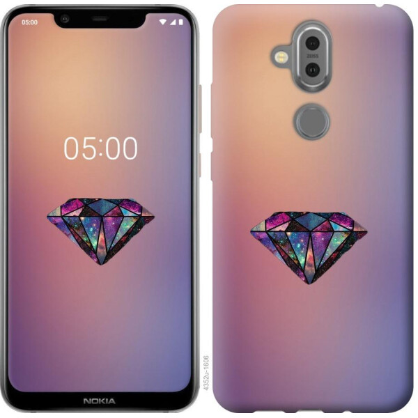

Чехол на Nokia 8.1 Диамант (04798)