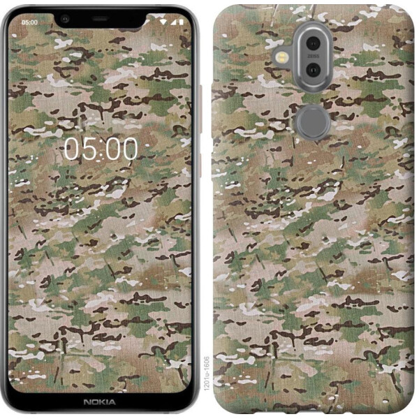 

Чехол на Nokia 8.1 Камуфляж v5 (04798)