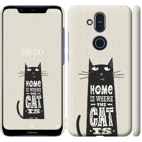 

Чехол на Nokia 8.1 Кот (04798)