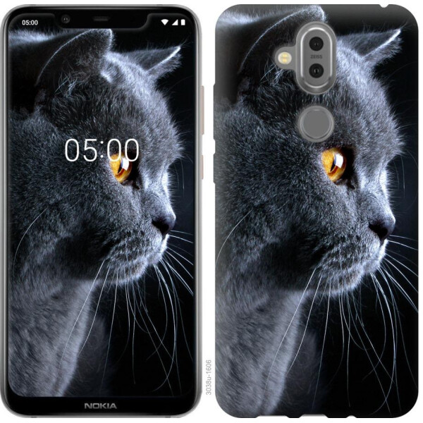

Чехол на Nokia 8.1 Красивый кот (04798)