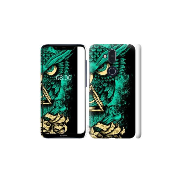 

Чехол на Nokia 8.1 Сова Арт-тату (04798)