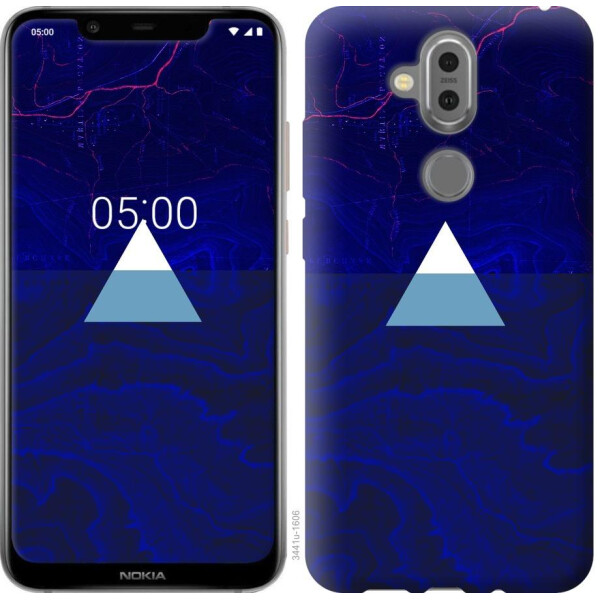 

Чехол на Nokia 8.1 Треугольник (04798)