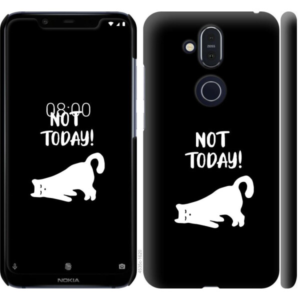 

Чехол на Nokia 8.1 Уставший кот (04798)