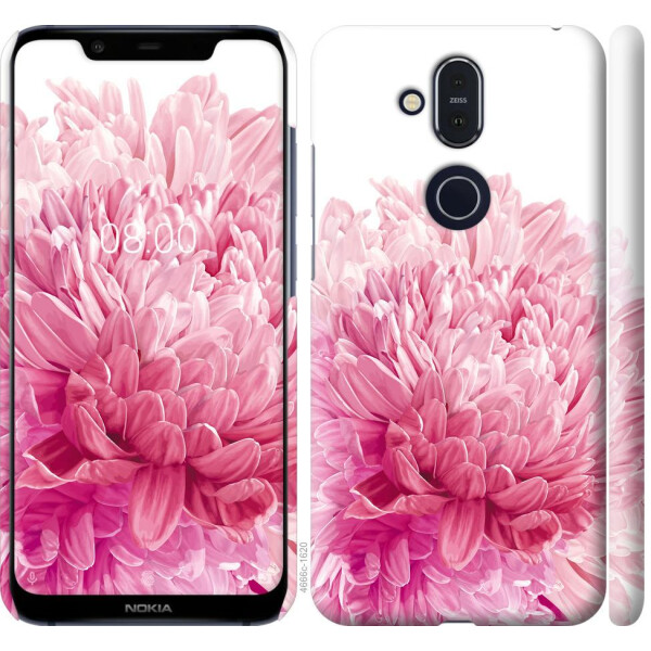 

Чехол на Nokia 8.1 Хризантема (04798)