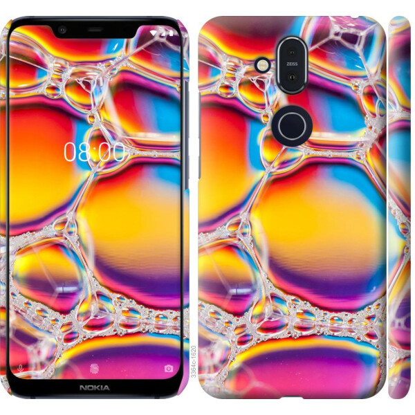 

Чехол на Nokia 8.1 Цветные пузыри (04798)