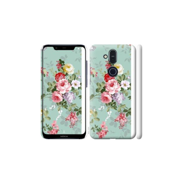 

Чехол на Nokia 8.1 Цветочные обои 2 (04798)