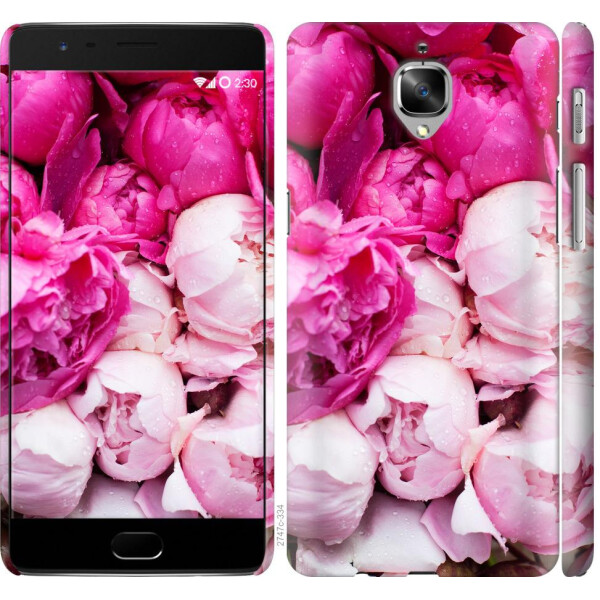 

Чехол на OnePlus 3T Розовые пионы (04798)