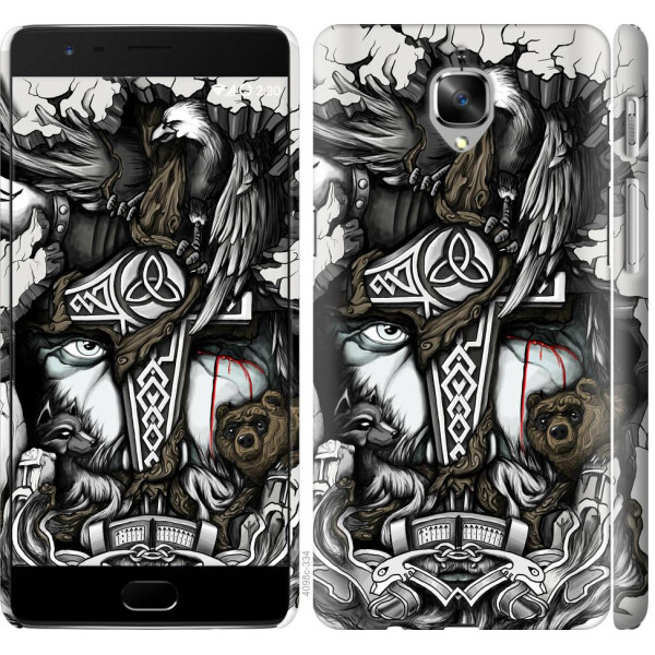 

Чехол на OnePlus 3T Тату Викинг (04798)