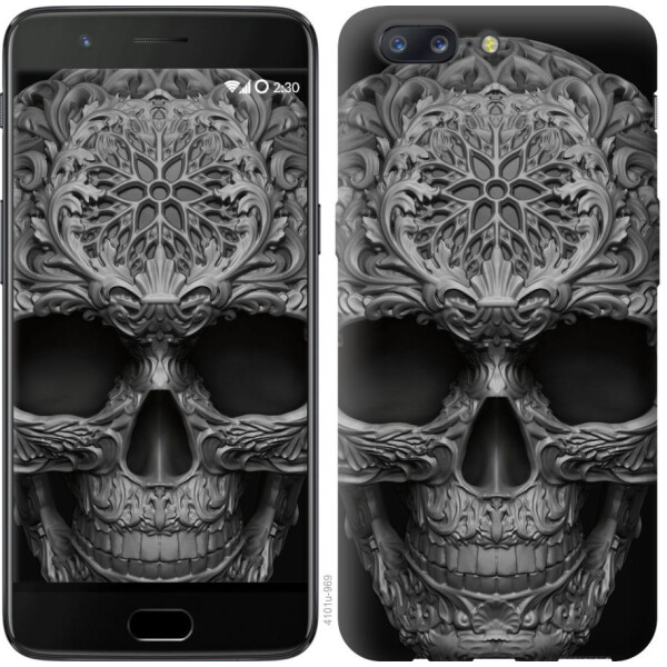 

Чехол на OnePlus 5 skull-ornament (04798)