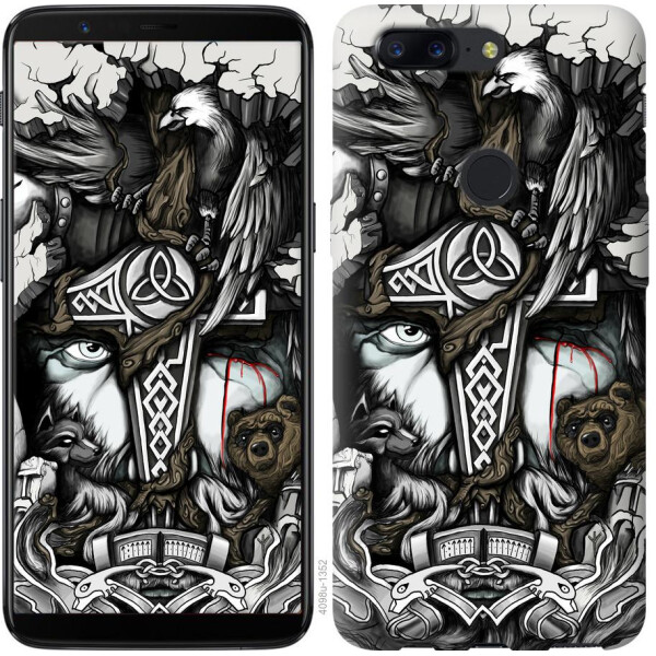 

Чехол на OnePlus 5T Тату Викинг (04798)