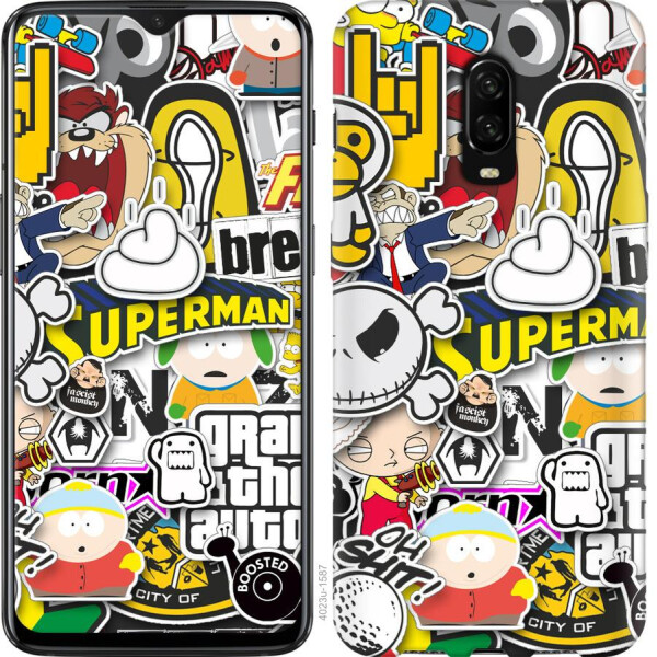 

Чехол на OnePlus 6T Popular logos (04798)