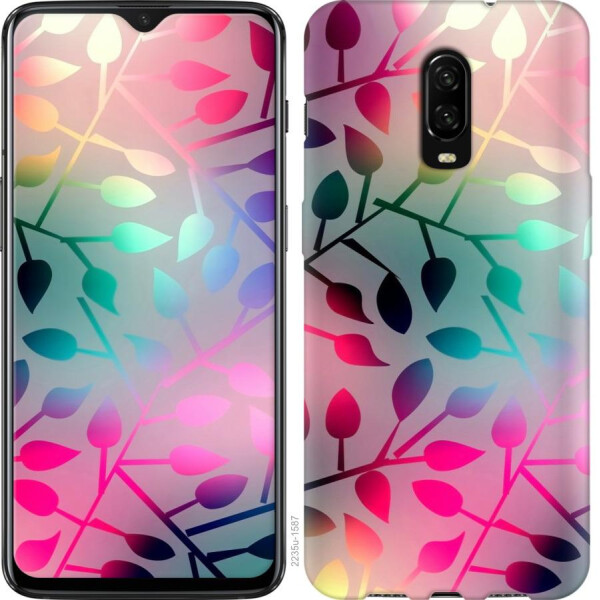 

Чехол на OnePlus 6T Листья (04798)