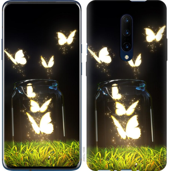 

Чехол на OnePlus 7 Pro Светящиеся бабочки (04798)