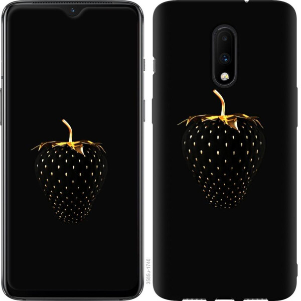 

Чехол на OnePlus 7 Черная клубника (04798)