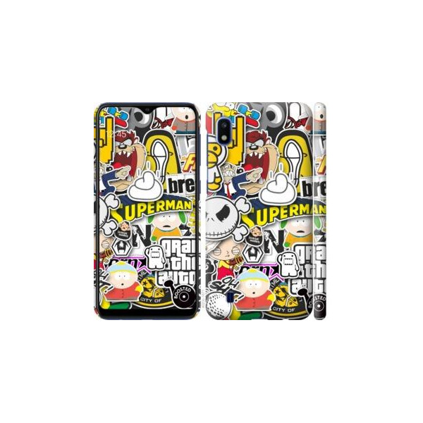 

Чехол на Samsung Galaxy A10 2019 A105F Popular logos (04798)