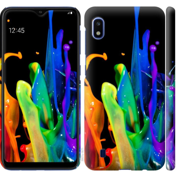 

Чехол на Samsung Galaxy A10 2019 A105F брызги краски (04798)
