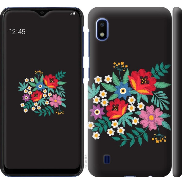 

Чехол на Samsung Galaxy A10 2019 A105F Вышитые цветы (04798)