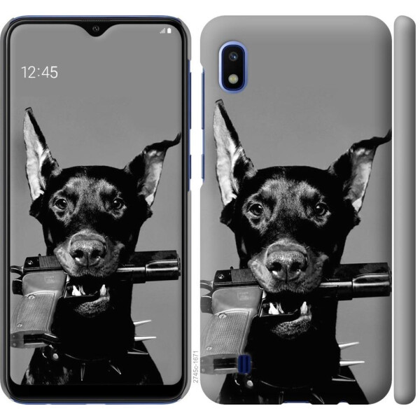 

Чехол на Samsung Galaxy A10 2019 A105F Доберман (04798)