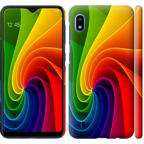 

Чехол на Samsung Galaxy A10 2019 A105F Радужный вихрь (04798)
