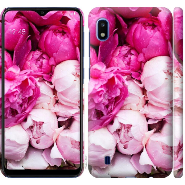 

Чехол на Samsung Galaxy A10 2019 A105F Розовые пионы (04798)
