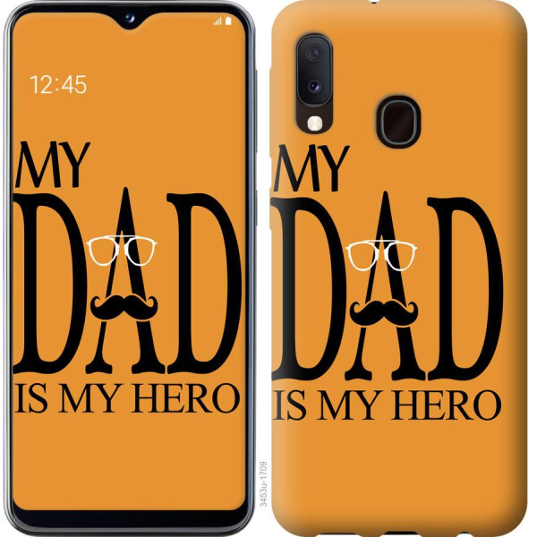 

Чехол на Samsung Galaxy A10s A107F Мой папа Герой (04798)