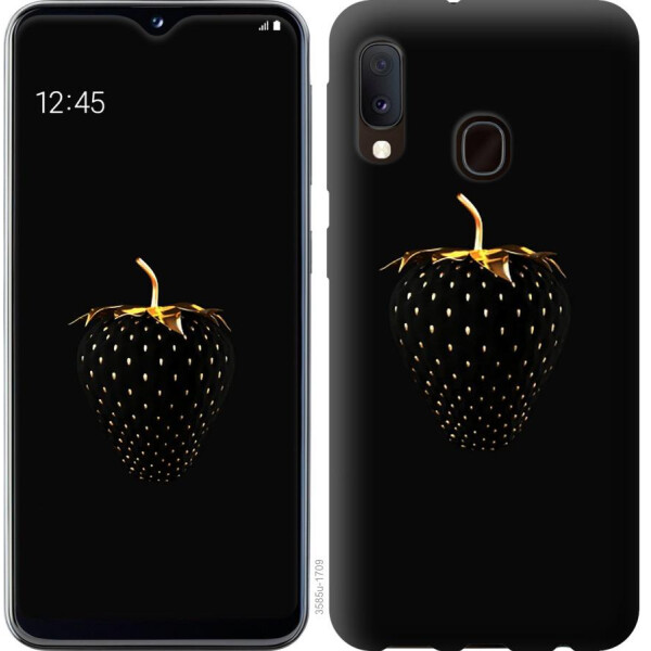 

Чехол на Samsung Galaxy A10s A107F Черная клубника (04798)
