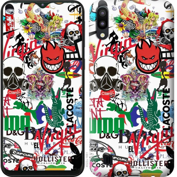 

Чехол на Samsung Galaxy A2 Core A260F Many different logos (04798)