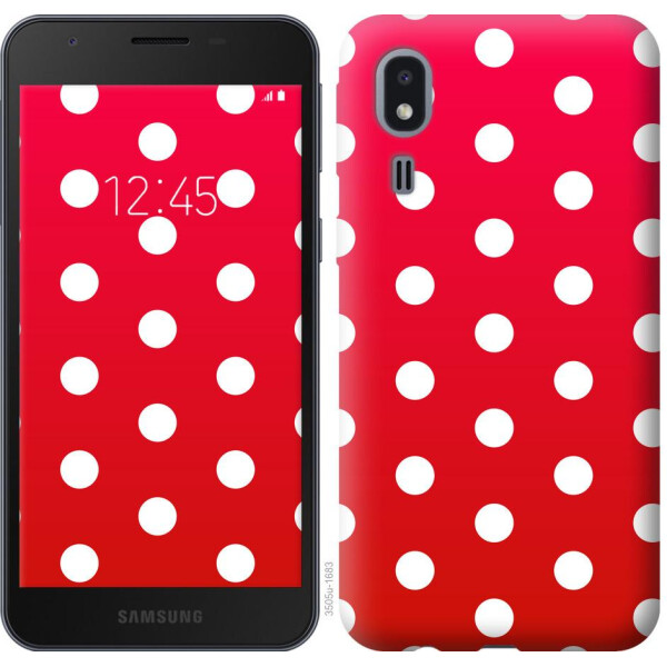 

Чехол на Samsung Galaxy A2 Core A260F Градиент, Горошек (04798)