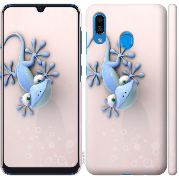 

Чехол на Samsung Galaxy A20 2019 A205F Геккончик (04798)