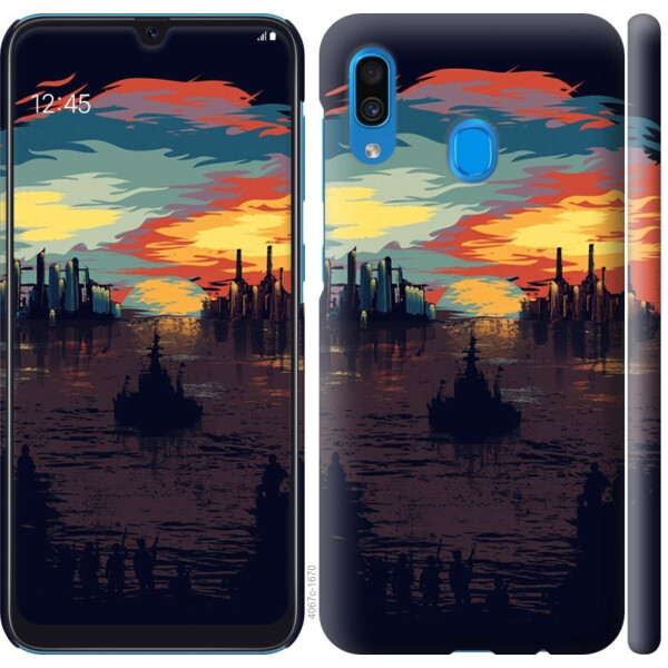

Чехол на Samsung Galaxy A20 2019 A205F Череп-абстракция (04798)
