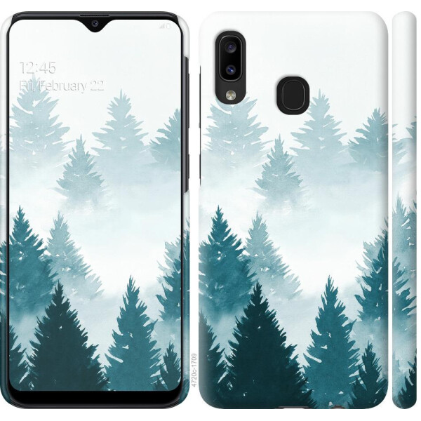 

Чехол на Samsung Galaxy A20e A202F Акварельные Елки (04798)