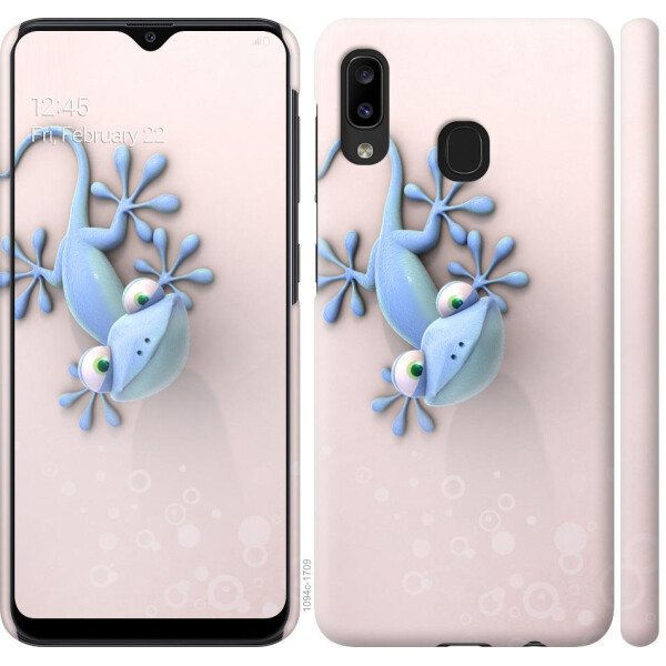 

Чехол на Samsung Galaxy A20e A202F Геккончик (04798)