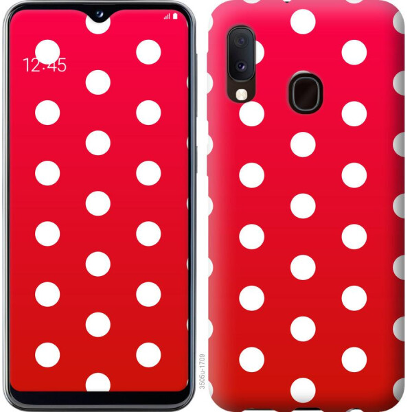 

Чехол на Samsung Galaxy A20e A202F Градиент, Горошек (04798)
