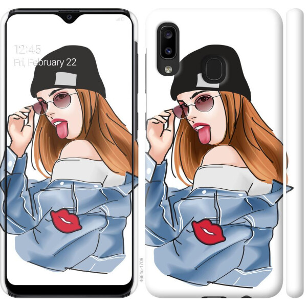 

Чехол на Samsung Galaxy A20e A202F Девушка v3 (04798)