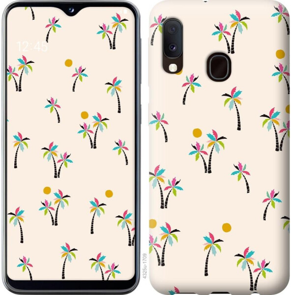 

Чехол на Samsung Galaxy A20e A202F Пальмочки (04798)
