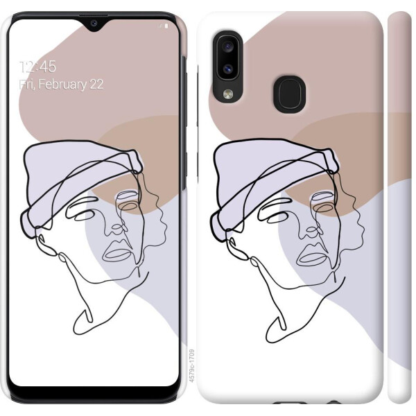 

Чехол на Samsung Galaxy A20e A202F Силуэт (04798)