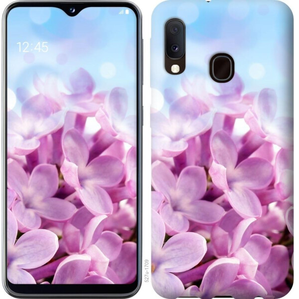 

Чехол на Samsung Galaxy A20e A202F Сирень (04798)