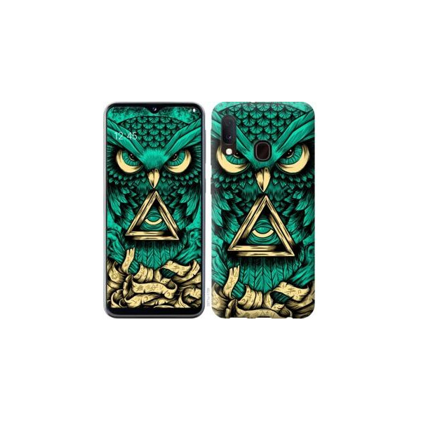 

Чехол на Samsung Galaxy A20e A202F Сова Арт-тату (04798)