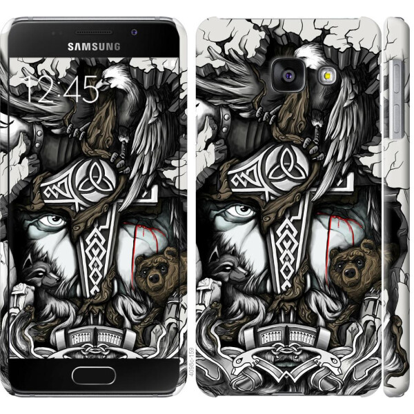 

Чехол на Samsung Galaxy A3 (2016) A310F Тату Викинг (04798)