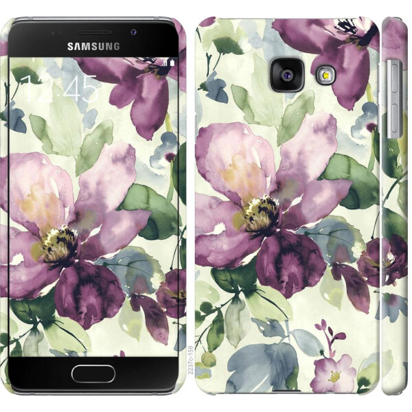 

Чехол на Samsung Galaxy A3 (2016) A310F Цветы акварелью (04798)